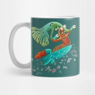 Surfing Monsters Mug